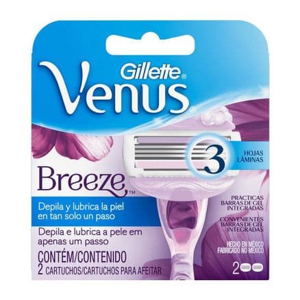 Carga Gillette Venus Breeze 2 unidades - Portal do Médico