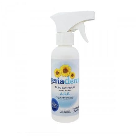 Geriaderm Oleo Corporal Banho de Leito ADV Spray 200ml - Portal do Médico