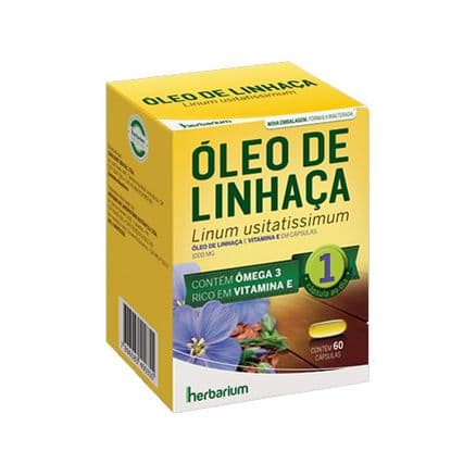 Óleo de Linhaça Herbarium 1000mg 60 cápsulas - Portal do Médico