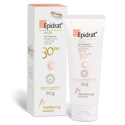 Loção Hidratante Facial Epidrat Rosto FPS 30 Sem Perfume 60g VENCIMENTO EM 12/2017 - Portal do Médico