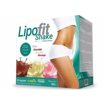 Kit Lipofit Shake Pó 900g 3 Sabores (Chocolate, Baunilha e Morango) - Portal do Médico