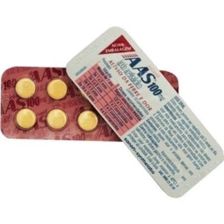 AAS 100mg 10 comprimidos - Portal do Médico