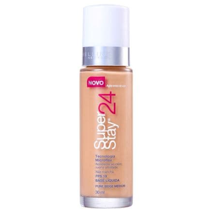 Base Líquida Maybelline Superstay 24H FPS 19 Cor Pure Beige Medium 30ml - Portal do Médico