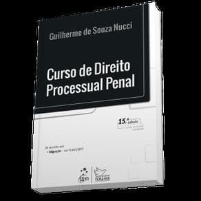Livro - Curso de Direito Processual Penal - Nucci - 15ª edição - Portal do Médico