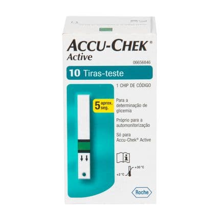 Accu-Chek Active Tira Teste 10 Unidades - Portal do Médico