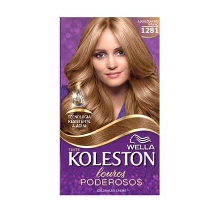 Kit Tintura Koleston Louros Poderosos Louro Dourado Intenso 1281 - Portal do Médico