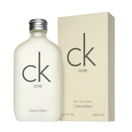 Perfume Calvin Klein CK One Unissex Eau de Toilette 200ml - Portal do Médico