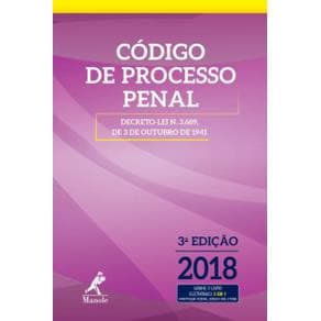 Livro - Código de Processo Penal - 3ª edição - Portal do Médico