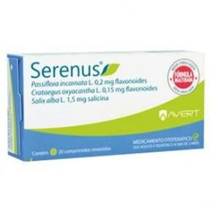 Serenus 20 comprimidos - Portal do Médico