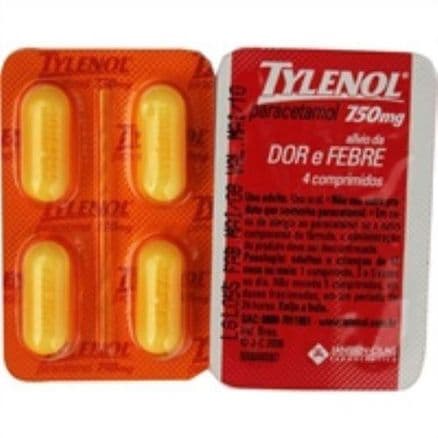 Tylenol 750mg 4 comprimidos revestidos - Portal do Médico