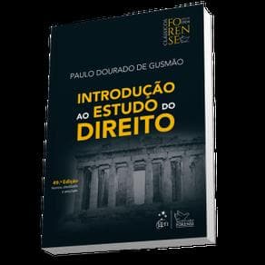 Livro - Introdução ao Estudo do Direito - Gusmão - 49ª edição - Portal do Médico