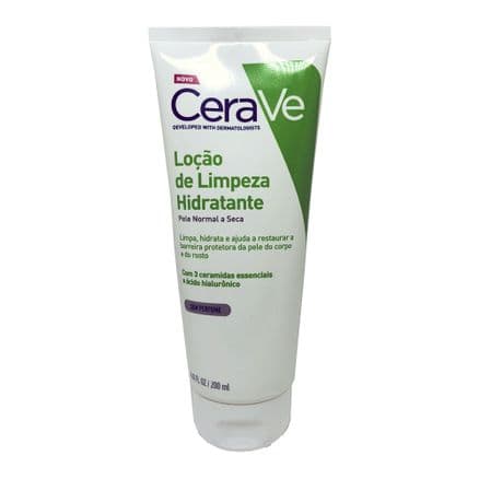 Loção de Limpeza Hidratante CeraVe Pele Normal a Seca Sem Perfume 200ml - Portal do Médico