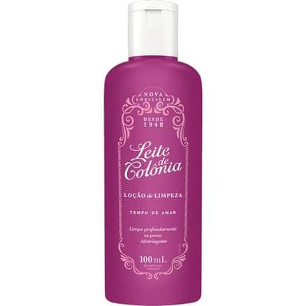 Leite Corporal Limpeza Leite de Colônia Tempo de Amar Roxo 100ml - Portal do Médico
