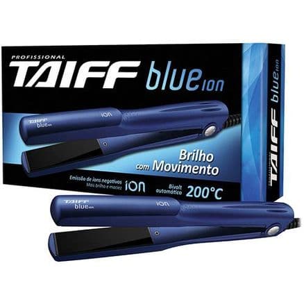 Chapinha Prancha Taiff Blue Ion Brilho com Movimento Bivolt 200ºC - Portal do Médico