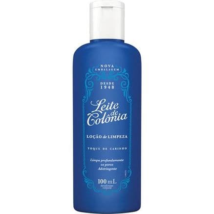 Leite Corporal Limpeza Leite de Colônia Toque de Carinho Azul 100ml - Portal do Médico