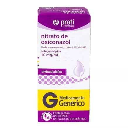 Oxiconazol 10mg/ml Solução Tópica Genérico Prati Donaduzzi 20ml - Portal do Médico