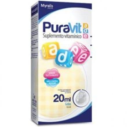 Puravit ADE Gotas Tutti Frutti 20mL - Portal do Médico