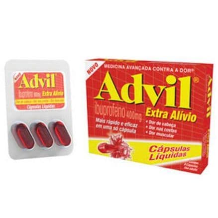 Advil 400mg 3 cápsulas - Portal do Médico