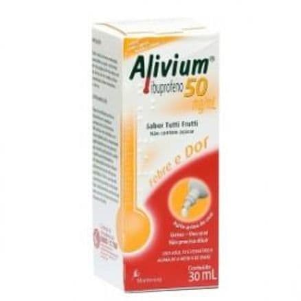 Alivium 50mg/mL Gotas Sabor Tutti-Frutti 30mL - Portal do Médico