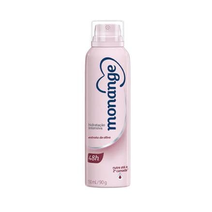 Desodorante Monange Aerosol Extrato de Oliva 90g - Portal do Médico