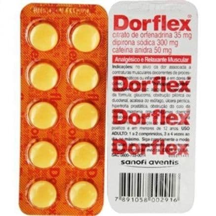 Dorflex 300+35+50mg 10 comprimidos - Portal do Médico