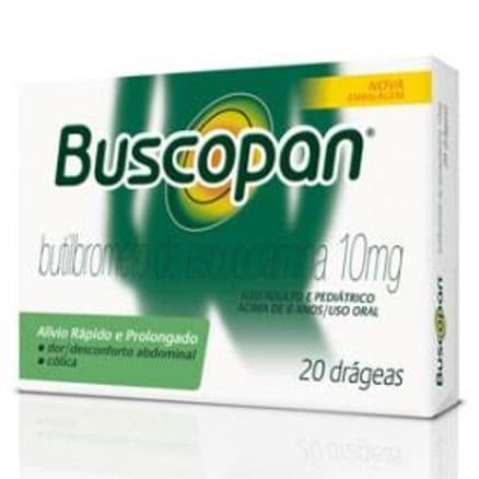 Buscopan 10mg 20 drágeas - Portal do Médico