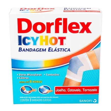 Dorflex Icy Hot 1x3 adesivo elástica - Portal do Médico