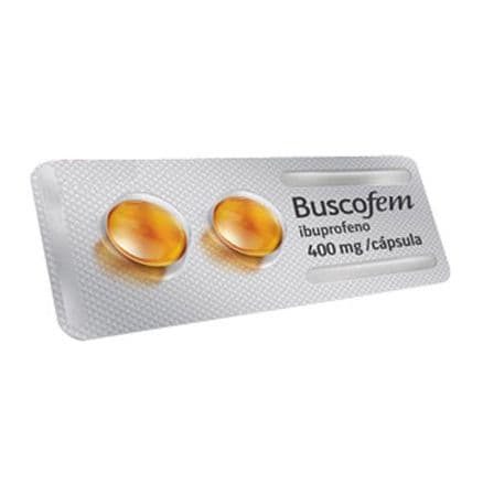 Buscofem 400mg 2 cápsulas - Portal do Médico