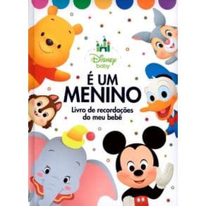Livro - É um Menino - Livro de Recordações do Meu Bebê - 1ª edição - Portal do Médico