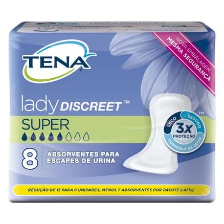 Absorvente Geriatrico Tena Lady Super 8un - Portal do Médico