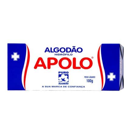 Algodão Apolo Caixa 100g - Portal do Médico