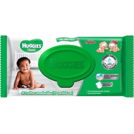 Lenço Umedecido Huggies Turma da Mônica 48 unidades - Portal do Médico