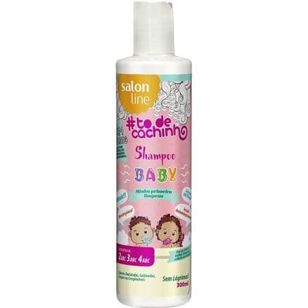 Shampoo Baby Salon Line To de Cachinho Minha Primeira Limpeza 300ml - Portal do Médico