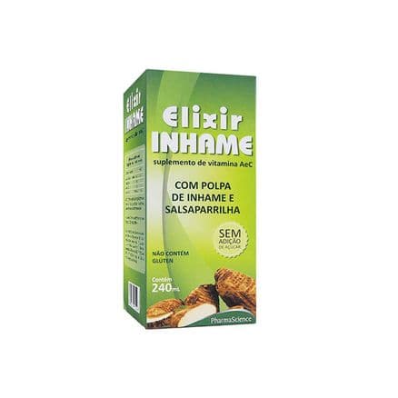 Elixir Inhame Pharmascience Sabor de Inhame e Salsaparrilha 240ml - Portal do Médico