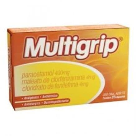 Multigrip 20 cápsulas - Portal do Médico