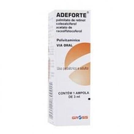 Adeforte Solução Oral 1 Ampola de 3mL - Portal do Médico