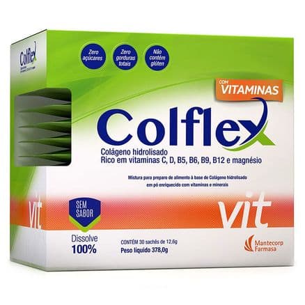 Colflex Vit Colágeno Hidrolisado com Vitaminas 30 Sachês - Portal do Médico