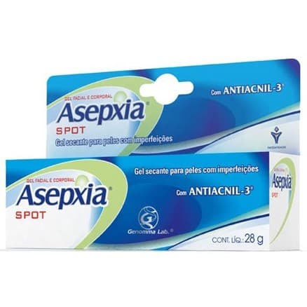 Gel Secante Asepxia Spot Transparente 28g - Portal do Médico