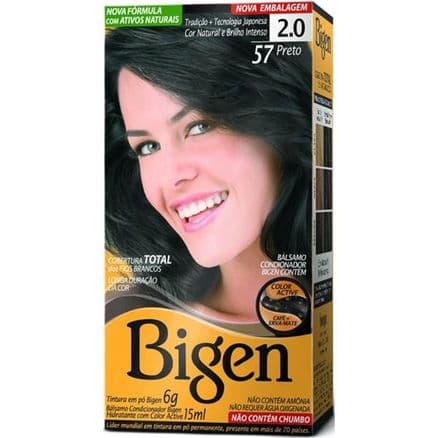 Tintura Permanente Bigen 5.7 Preto - Portal do Médico