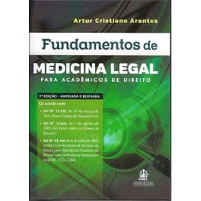 Livro - Fundamentos de Medicina Legal - Para Acadêmicos de Direito - Arantes - 1ª edição - Portal do Médico