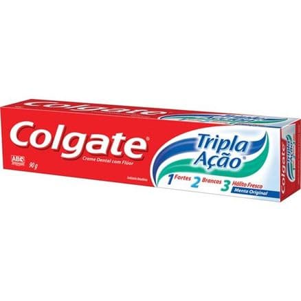 Creme Dental Tradicional Colgate Tripla Ação Menta Original 90g - Portal do Médico