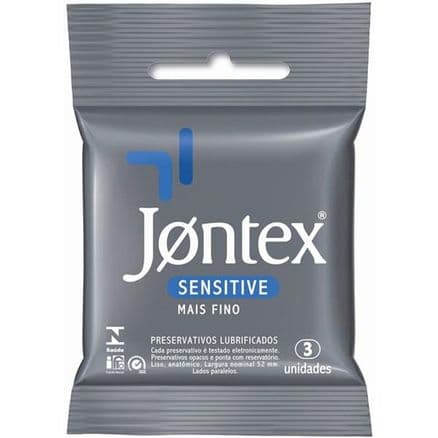 Preservativo Jontex Sensitive 3 unidades - Portal do Médico