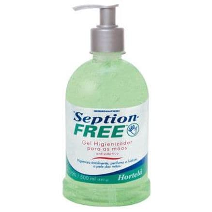 Gel Higienizador para Mãos Greenwood CrystalSeption Free Hortelã 500ml - Portal do Médico
