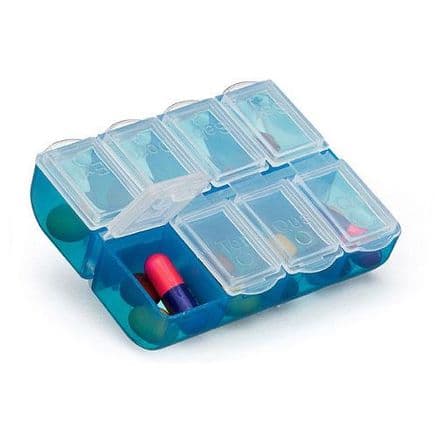 Porta Remédio Plasnorthon 8 Divisórias cor sortida - Portal do Médico