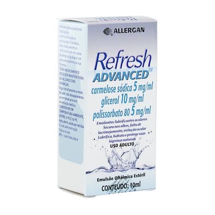 Refresh Advanced Colírio 10mL - Portal do Médico