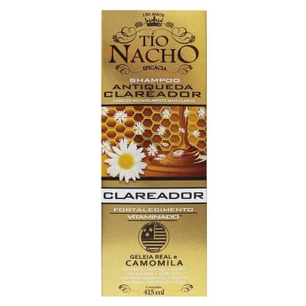 Shampoo Tio Nacho Antiqueda Clareador 415ml - Portal do Médico