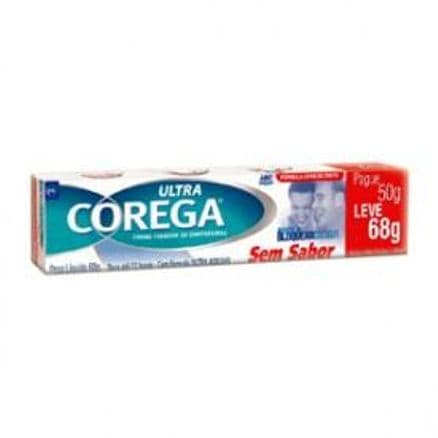 Corega Ultra Creme Fixador Sem Sabor Pague 50g Leve 68g - Portal do Médico