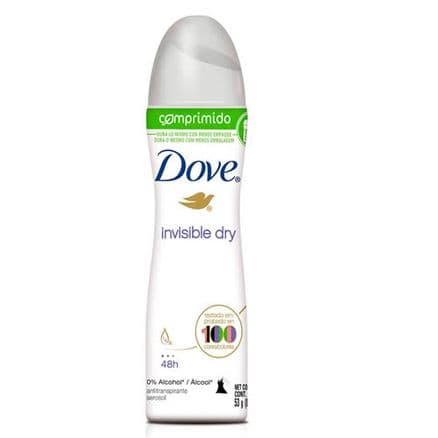 Desodorante Dove Aerosol Invisible Dry Comprimido 54g - Portal do Médico