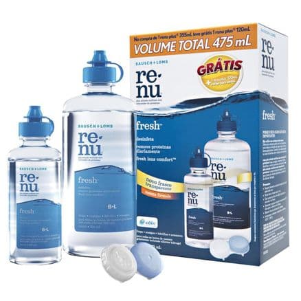 Renu Plus 355ml + Grátis 120ml - Portal do Médico