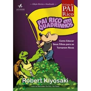Livro - O guia do pai Rico em Quadrinhos - Kiyosaki - 1 edicao - Portal do Médico